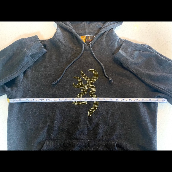 Browning long sleeved hoodie for her, size XXL, colour Dark Grey - Picture 4 of 5